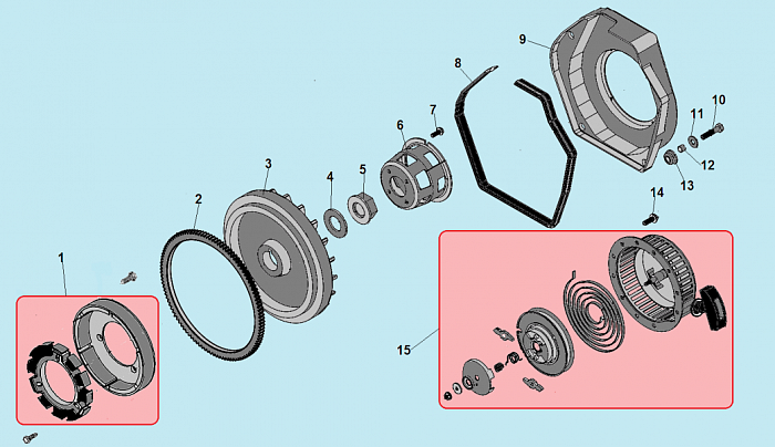14 СТАРТЕР МОТОБЛОК CHAMPION DC1163E